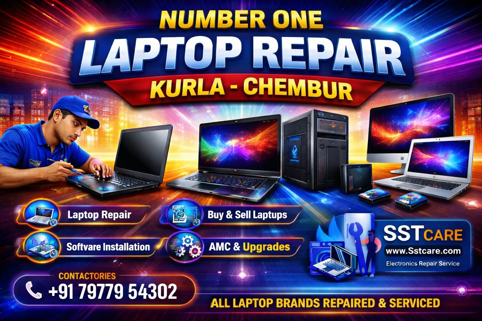 NO 1 Laptop Repair in Chembur – Fast & Reliable Laptop Service