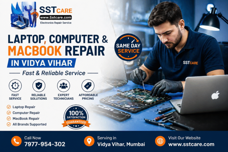 Laptop, Computer & MacBook Repair in Vidya Vihar | Fast & Reliable Service